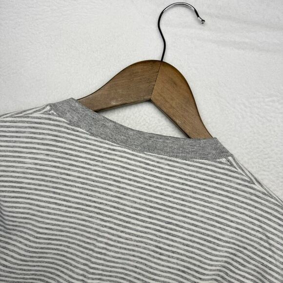 Vintage Towncraft Shirt men's large Gray White Single Stitch Oversized Boxy 90s - Picture 12 of 13